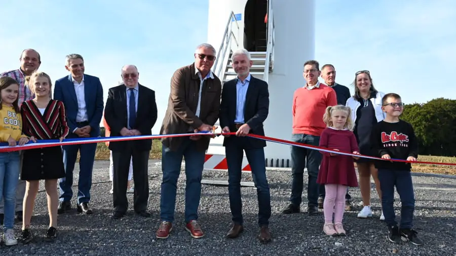 Falck Renewables inaugure son 10ème parc éolien sur la commune d'Illois en Seine Maritime