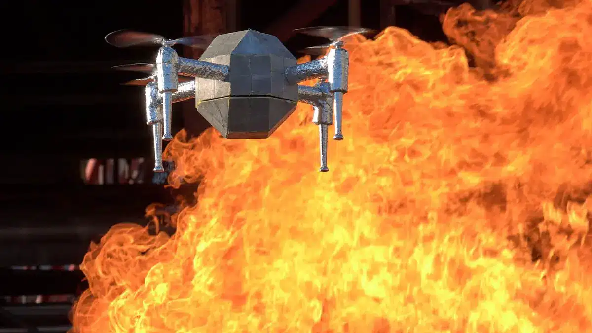 FireDrone : le drone qui brave les flammes pour sauver des vies