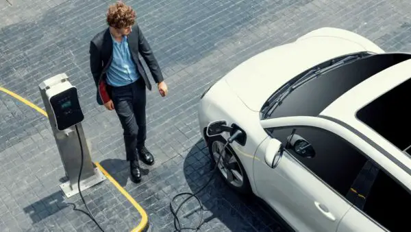 aerial-view-of-progressive-businessman-with-ev-car-recharging-battery