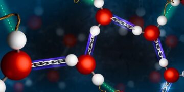 Les molécules d'eau liquide sont asymétriques et forment des structures uniques