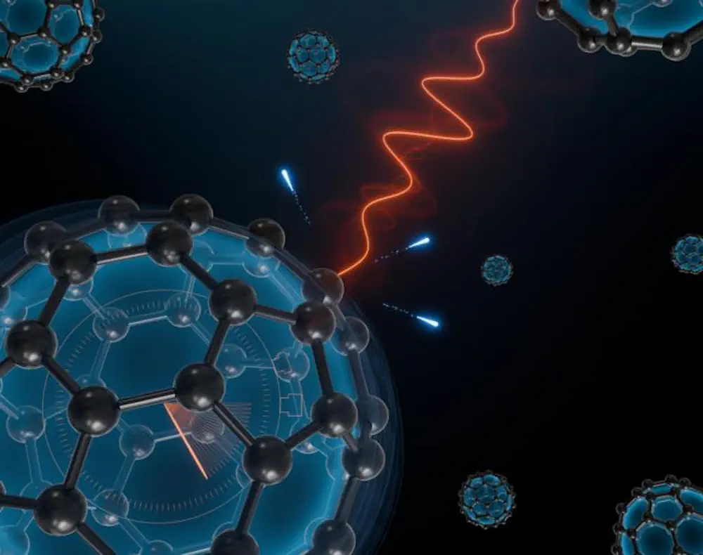 Les chercheurs ont observé comment des électrons, excités par des impulsions lumineuses ultrarapides, dansaient à l'unisson autour d'une particule de moins d'un nanomètre de diamètre, puis émettaient un surplus d'énergie sous la forme de plusieurs électrons